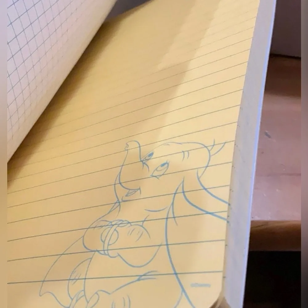 Disney: Dumbo hardcover small notebook replicate an old VHS tape of the movie.
